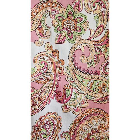 Jones New York Signature Dress Size 6 Sheath Paisley Sleeveless Unlined - Picture 6 of 8